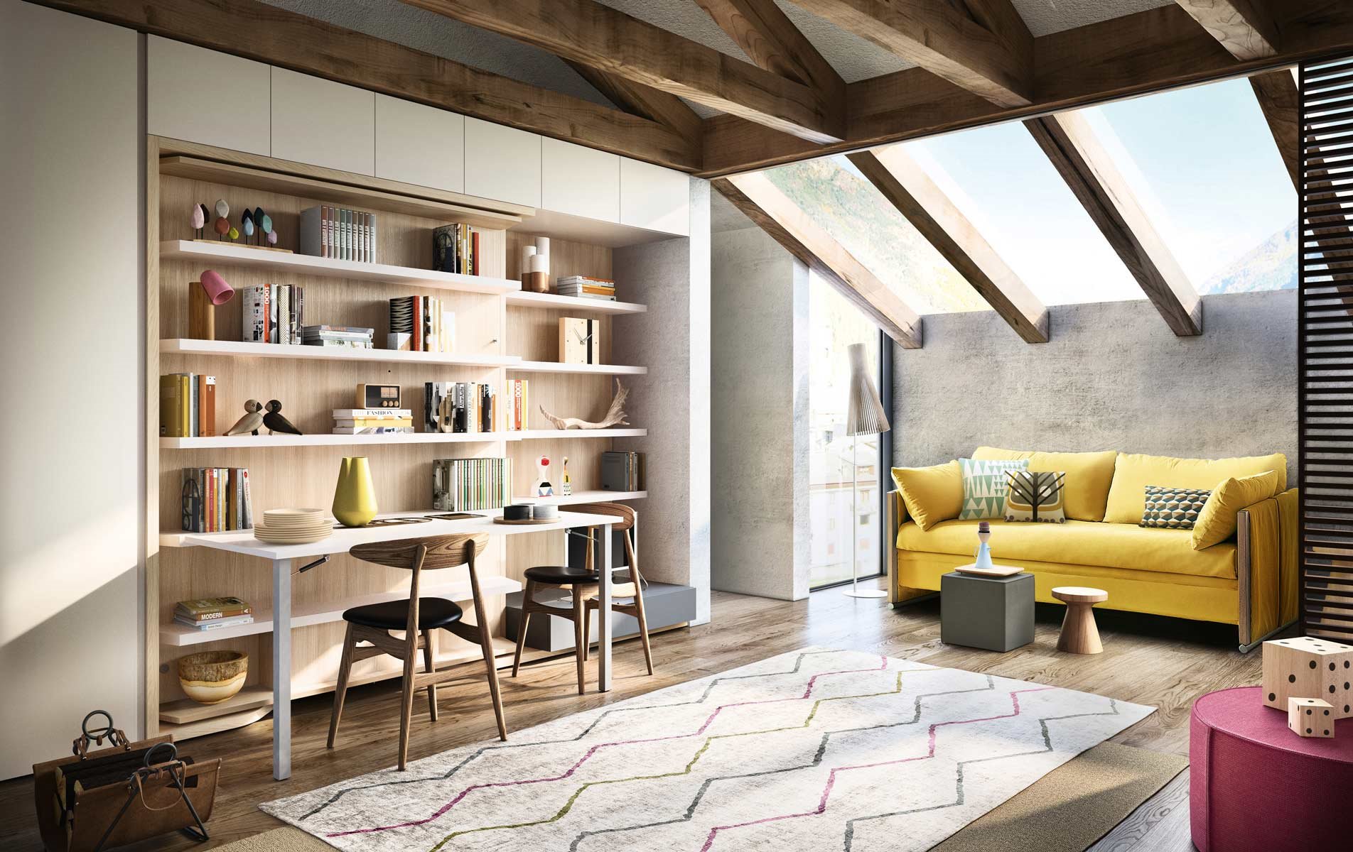 Opklapbed 2P LGM BedHabits PA1